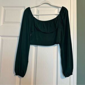 NWT Emerald Green Blouse